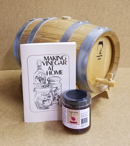 French Oak Barrel Vinegar Kit  w/stand - 5 Liter