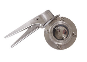 1½" Tri-Clamp Butterfly Valve
