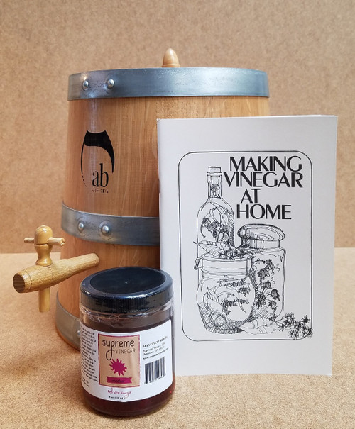 French Oak Barrel Vinegar Kit - 6 Liter