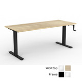 Manual Sit/Stand Desk - AGILE WINDER