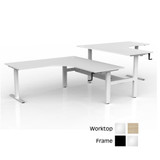 Manual Sit/Stand Desk - AGILE B2B WINDER 90