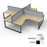 4P Corner Workstation - INFINITY B2B28