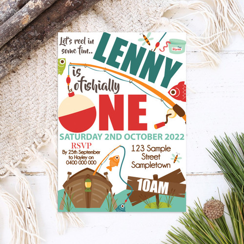 Ofishially One Birthday Invitation - Personalised For You | Design 20306