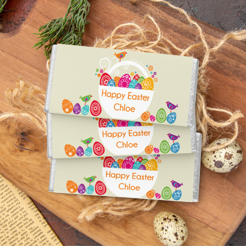 Easter Basket Chocolate Wrapper - Personalised For You | Design 20264