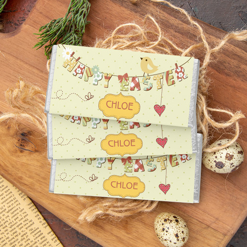 Easter Chocolate Wrapper - Personalised For You | Design 20282