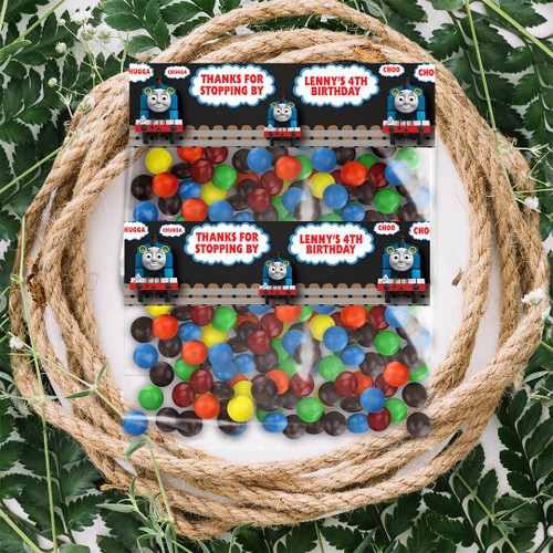 Train Birthday Bag Topper - Personalised For You | Design 20106