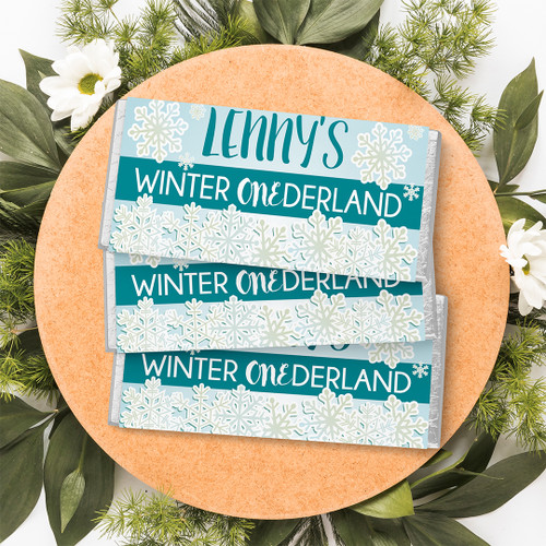 Winter Wonderland Birthday Chocolate Wrapper - Personalised For You | Design 20104