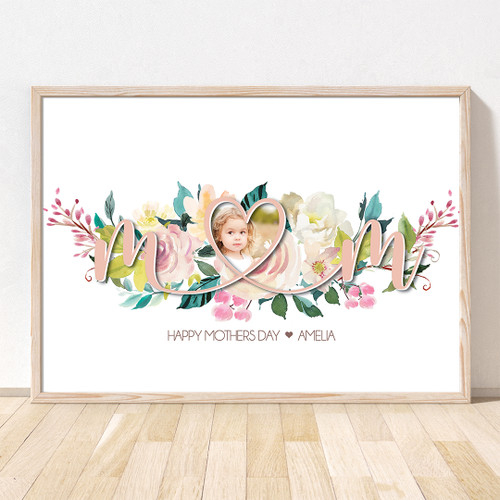 Blush Bloom Photo Print - Personalised For You | Design 20927