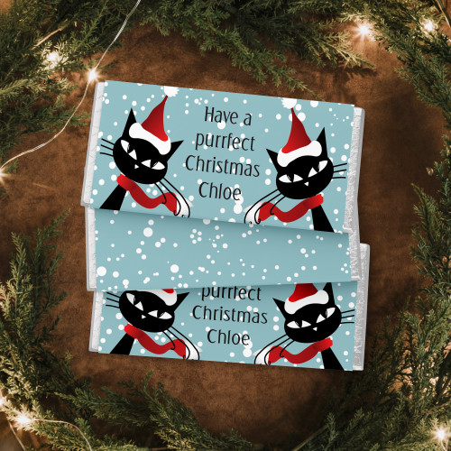 Merry Christmas Chocolate Wrapper - Personalised For You | Design 21157