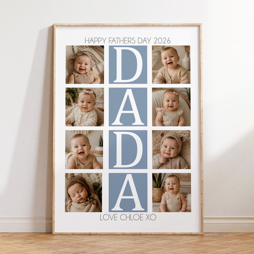 4 Word Photo Collage Print - Personalised For You | Design 20801