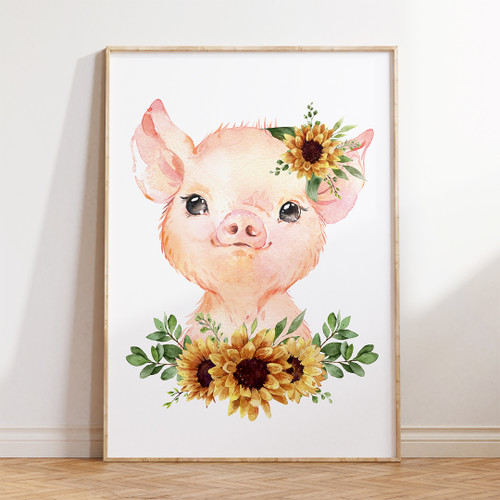 Pig Print  | READY TO PRINT | Design 21017