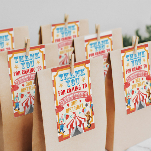 Circus Tags - Personalised For You | Design 20482