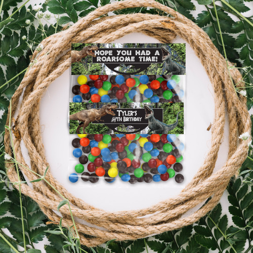 Dinosaurs Birthday Bag Topper - Personalised For You | Design 20423