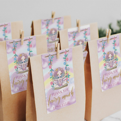 Fairies Birthday Tags - Personalised For You | Design 20500