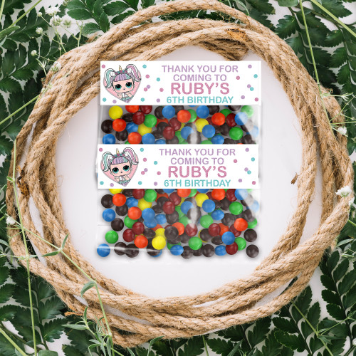 Unicorn Doll Birthday Bag Topper - Personalised For You | Design 20503