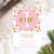 Pink & Gold Birthday Invitation - Personalised For You | Design 20375