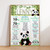 Bamboo Panda Birthday Milestone Board - Personalised For You | Design 20344 White