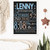 Blue & Silver Birth Print - Personalised For You | Design 20352