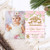 Carousel In Bloom Photo Birthday Invitation - Personalised For You | Design 20224