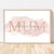 Established Blush Memories Print - Personalised For You | Design 20891