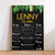 Tropical Essence Birthday Milestone Board - Personalised For You | Design 20216 Chalk