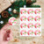 Unicorn Christmas Circle Stickers - Personalised For You | Design 21071