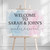 Pink + Blue Gender Reveal Landscape Sign - Personalised For You | Design 20820