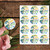 Dinosaur Birthday Circle Stickers - Personalised For You | Design 20470