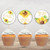 Sunflower Birthday Cupcake Toppers - Personalised For You | Design 20452