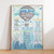 Hot Air Balloon Milestone Board - Personalised For You | Design 20419