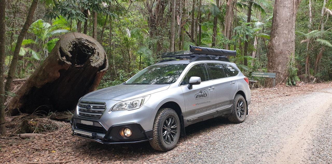 SUBARU OUTBACK WITH BIG BUMPERGUARD