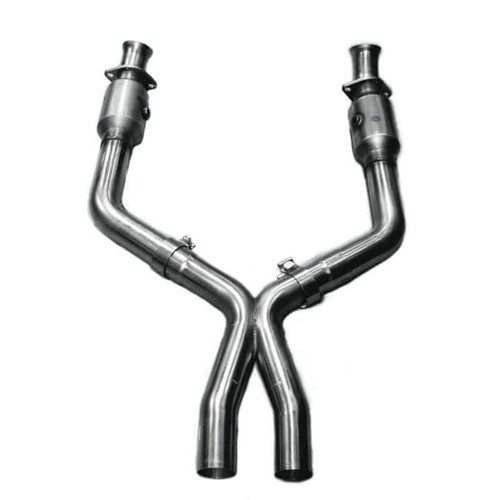 Kooks 11-14 Ford Mustang GT 5.0L 4V 3in x 2 3/4in OEM Exhaust GREEN Cat X Pipe Kooks HDR Req