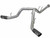 aFe Large Bore-HD 4in 409 Stainless Steel DPF-Back Exhaust w/Black Tip 2017 Ford Diesel V8 6.7L (td)