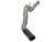 aFe Large Bore-HD 5in DPF Back 409 SS Exhaust System w/Black Tip 2017 Ford Diesel Trucks V8 6.7L(td)