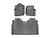 WeatherTech 2015+ Ford F-150 SuperCrew w/ Bench Seat Front Rear FloorLiner - Black