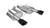Corsa 11-14 Ford Mustang GT/Boss 302 5.0L V8 Black Xtreme Axle-Back Exhaust
