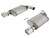 aFe MACH Force-Xp SS Axle Back Exhaust w/Polished Tips 15-17 Ford Mustang GT V8-5.0L