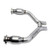 BBK 2015-16 Mustang V6 Short Mid H Pipe With Converters (To Be Used With 1642 Series Headers)