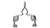Corsa 18-19 Ford Mustang V8 5.0L 3in Cat-Back Dual Rear Exit w/ 4in Polished Pro-Series Tips