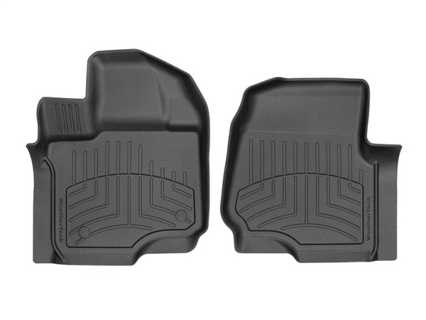 WeatherTech 2015+ Ford F-150 SuperCrew / SuperCab Front 3D Floor Mats - Black