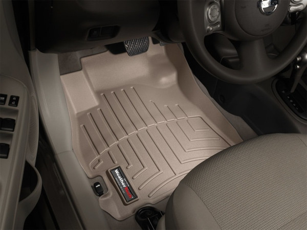 WeatherTech 11+ Ford Expedition/Expedition EL Front/Rear/and Rear Floorliners w/Center Aisle - Tan