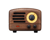 bluetooth speaker  + fm radio  - walnut 