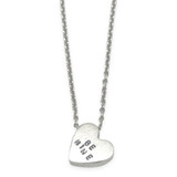 be mine heart necklace