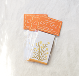 botanical gift tags