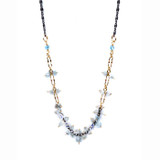 opal+aquamarine 14k gold-filled necklace
