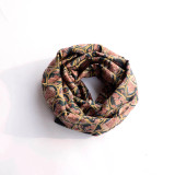 blockprint scarf - emerald