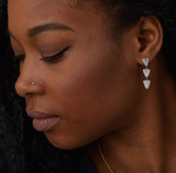 flicker earrings | silver