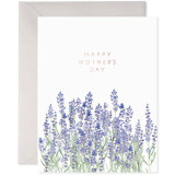 lavender love happy mother's card