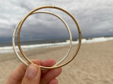continual bangle bracelet | silver