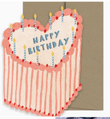 Birthday Cake - Die Cut Card | eco-friendly celebration card
